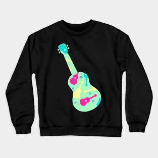 Patrón de ukeleles Crewneck Sweatshirt